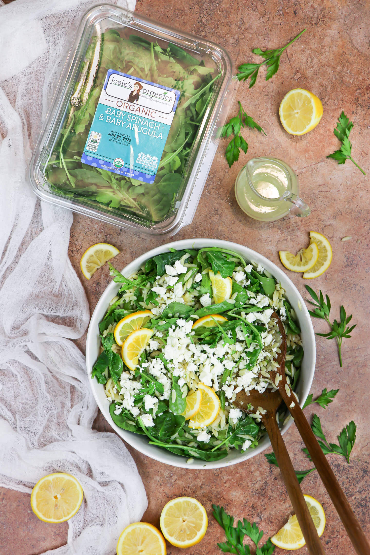 Asparagus & Lemon Orzo Pasta Salad