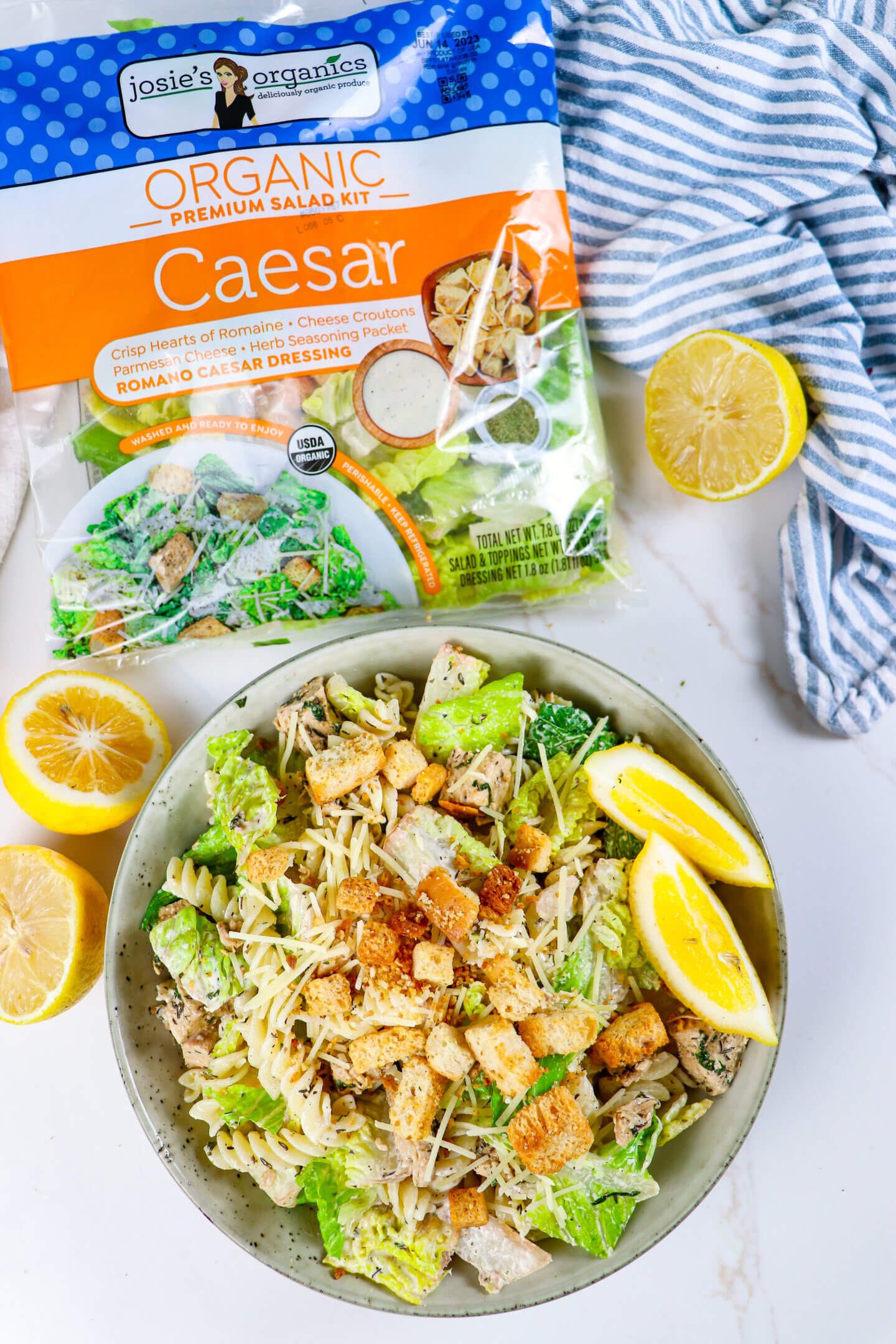 Chicken Caesar Pasta Salad