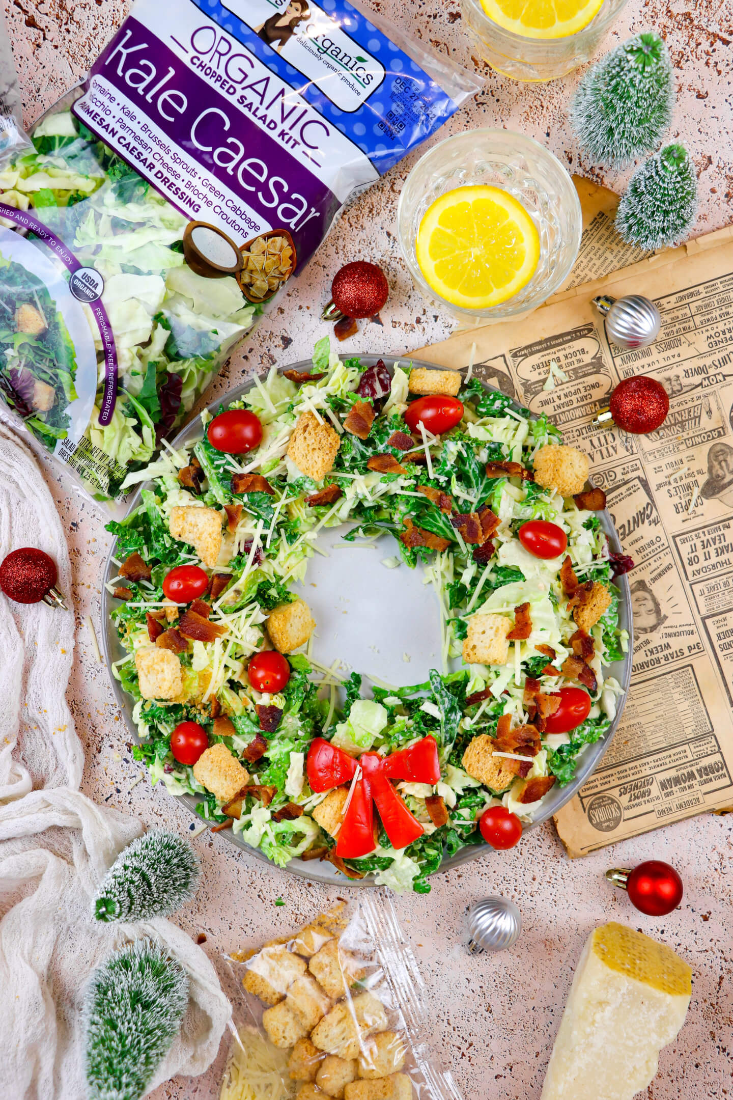 Kale Salad Christmas