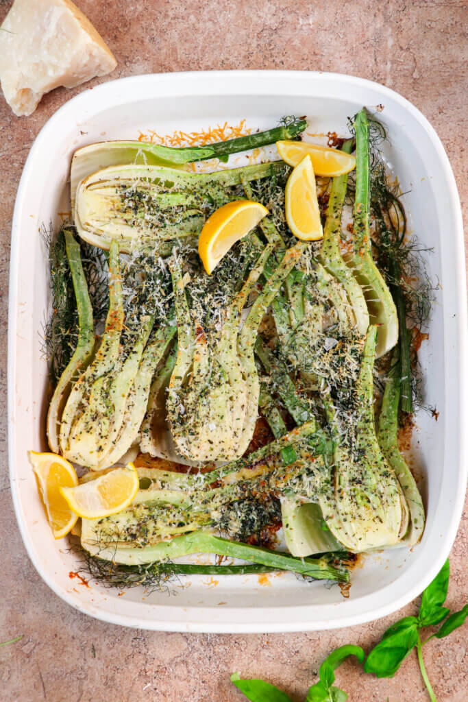 Baked Parmesan Fennels