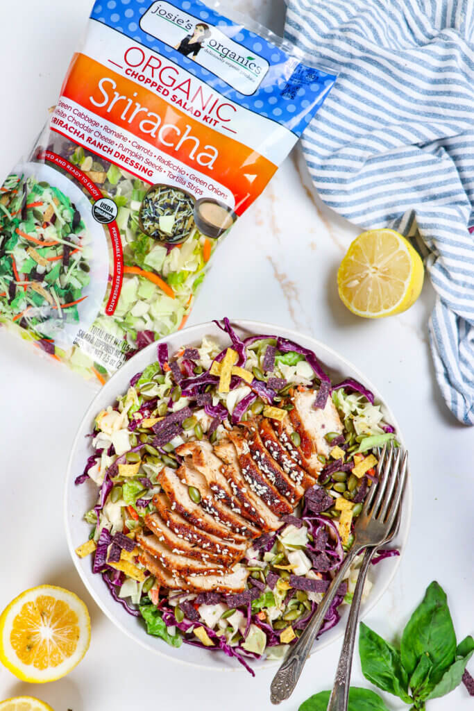 Ginger Sesame Chicken Chopped Salad