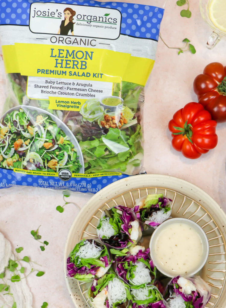 Lemon Herb & Shrimp Spring Rolls