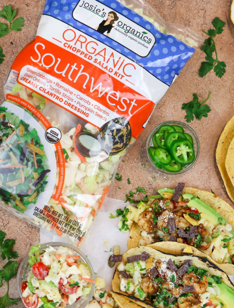 Juicy Shrimp Tacos with Pineapple Southwest Salsa