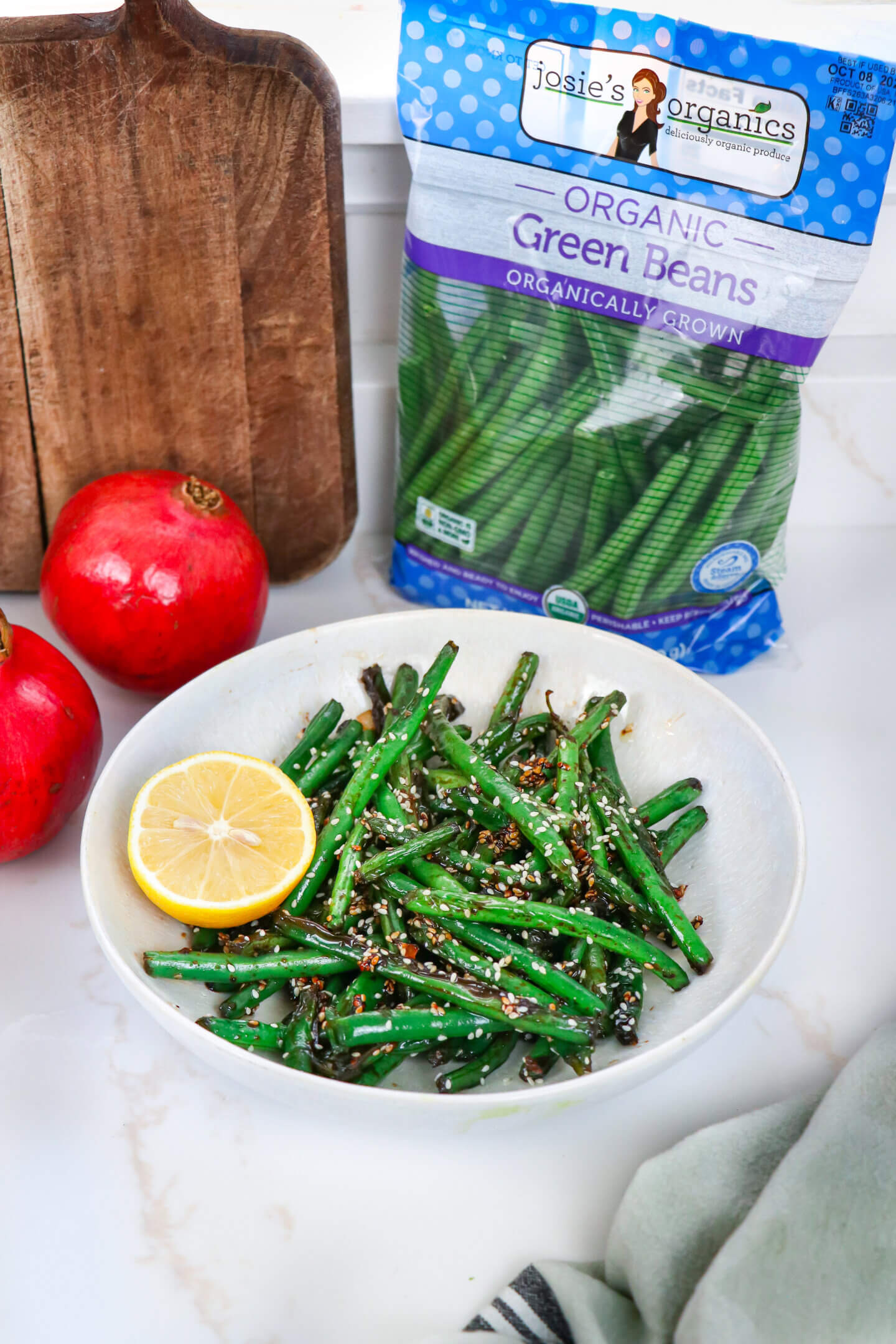 Sesame Ginger Sautéed Green Beans