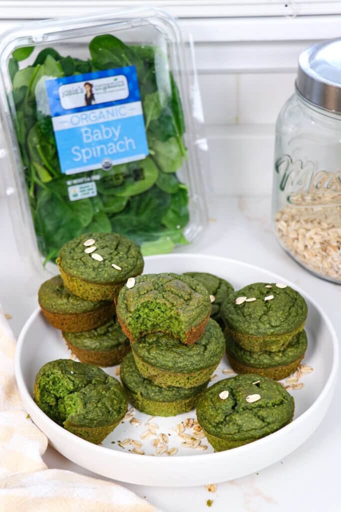 Spinach Banana Muffins
