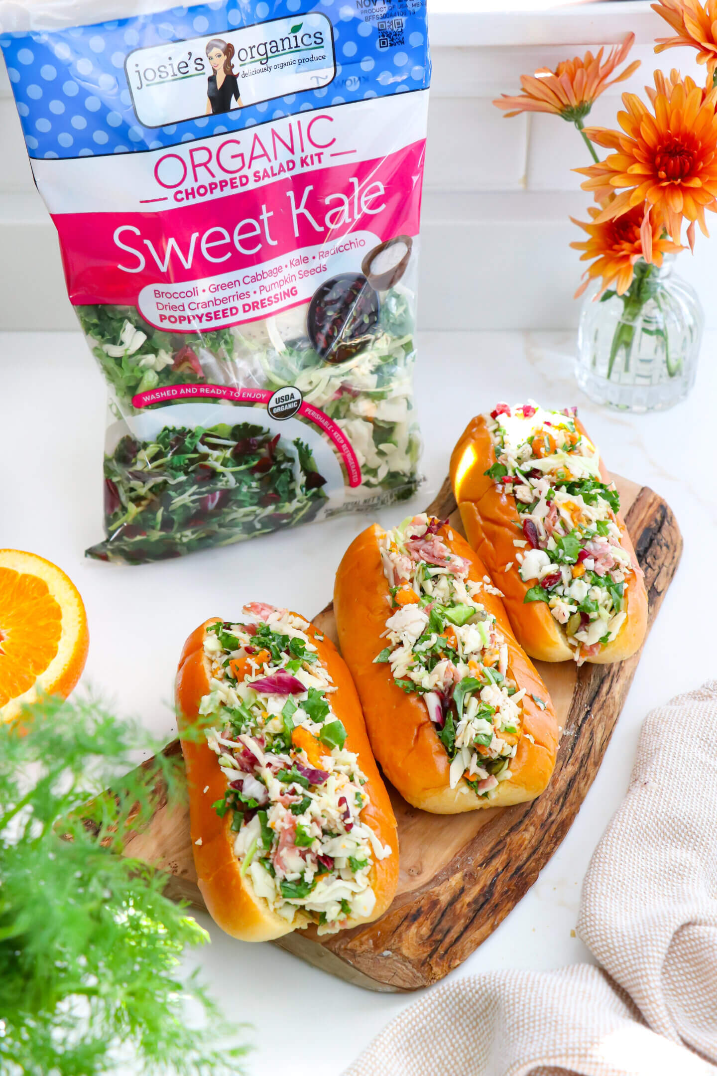 Thanksgiving Leftovers Chopped Salad Sammie