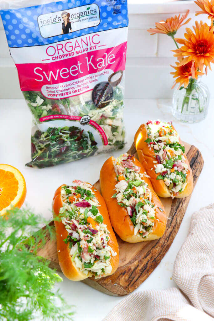 Thanksgiving Leftovers Chopped Salad Sammie