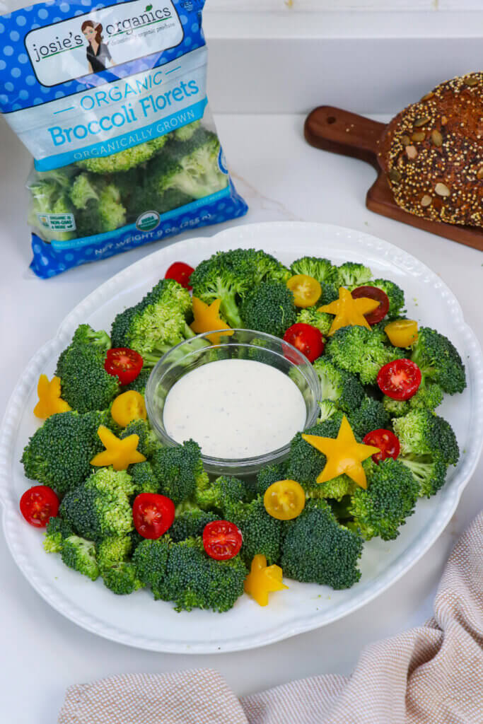 Veggie Christmas Wreath