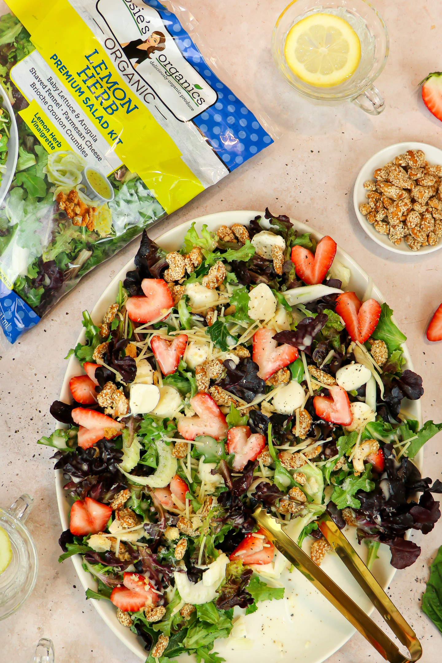 Lemon Herb & Strawberry Salad